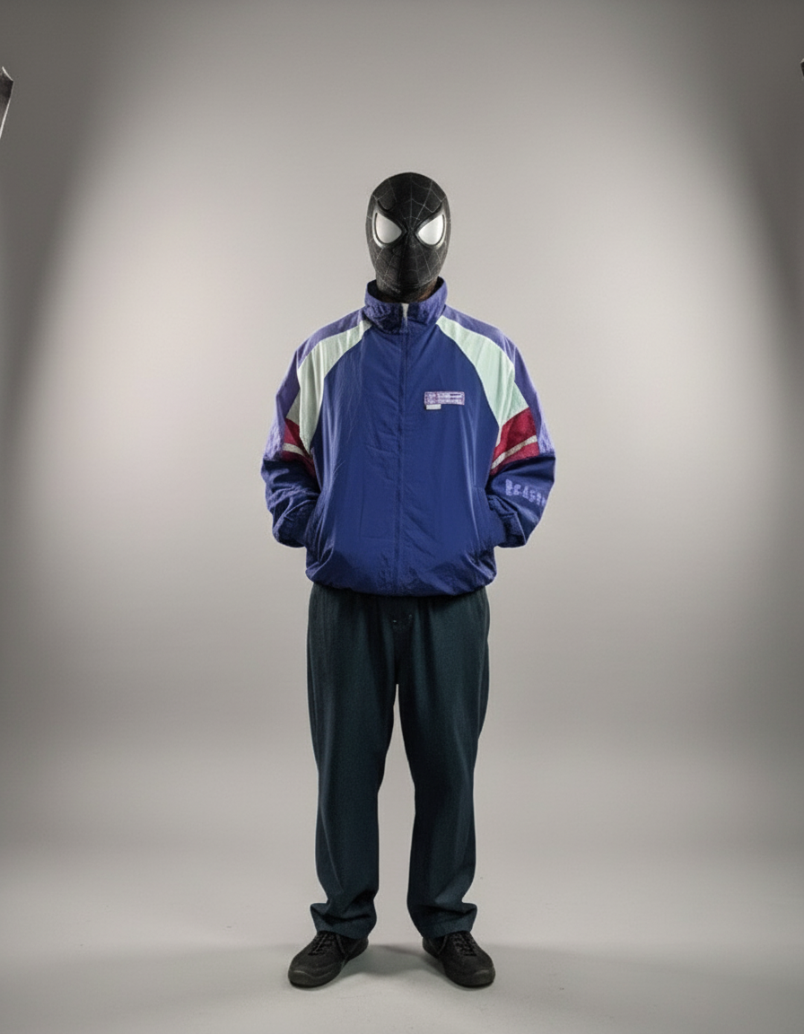 RETRO BLUE BOMBER JACKET