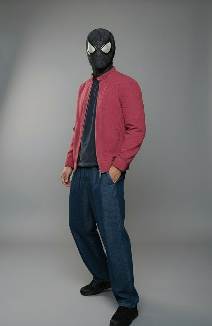 MAROON SEMI-VELVET JACKET