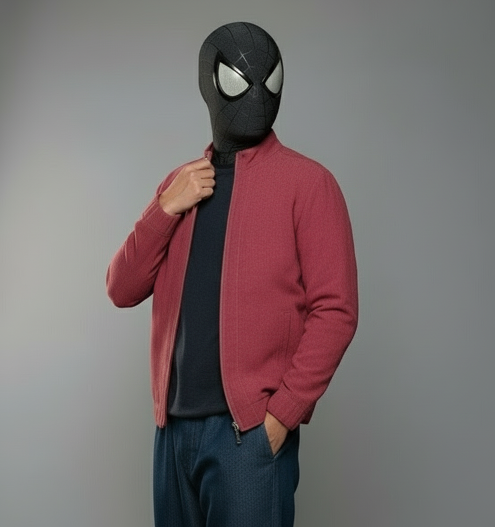 MAROON SEMI-VELVET JACKET