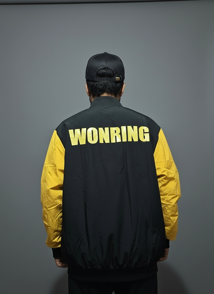 YELLOW BOMBER JACEKT