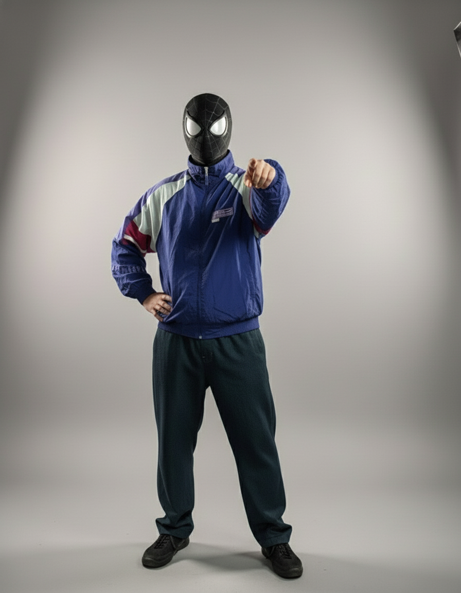 RETRO BLUE BOMBER JACKET