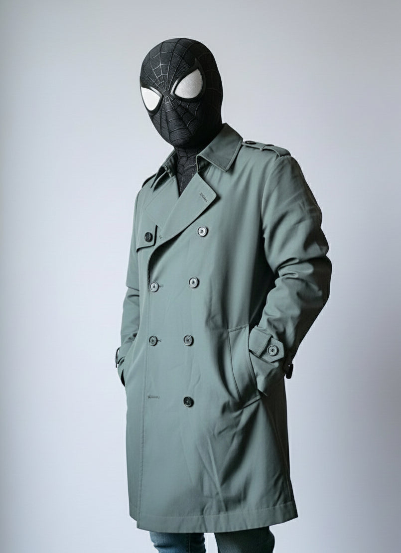 PREMIUM GREY ITALIAN LONG COAT