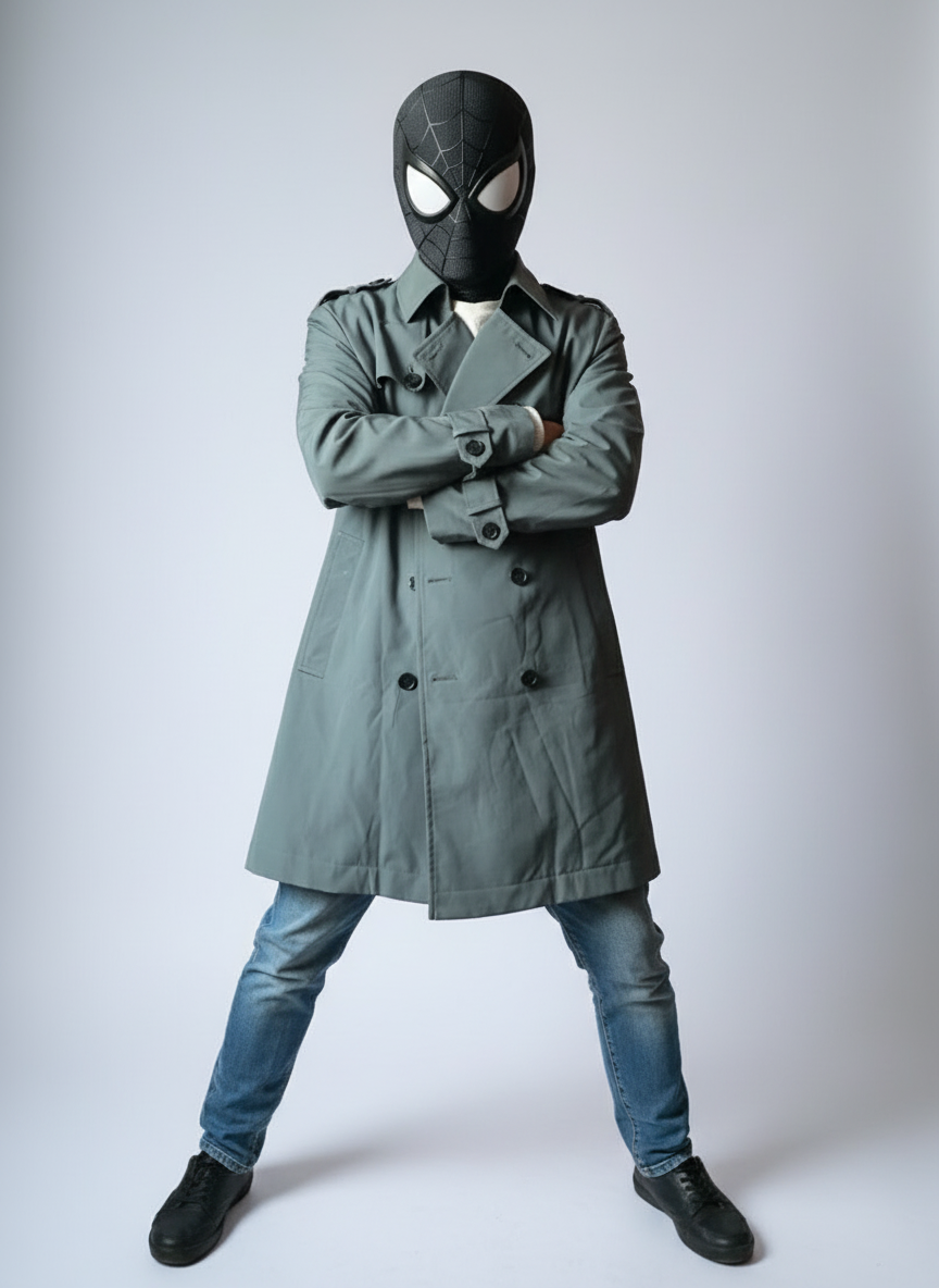 PREMIUM GREY ITALIAN LONG COAT